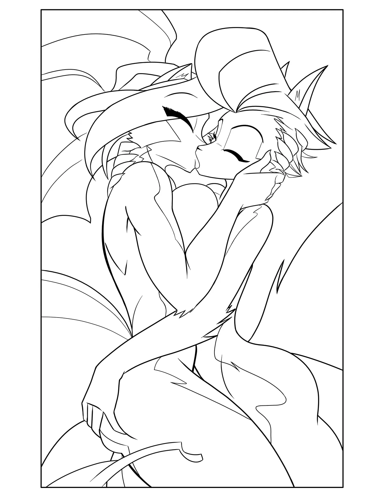 Chloe & Persephone Art Progression page 5 full