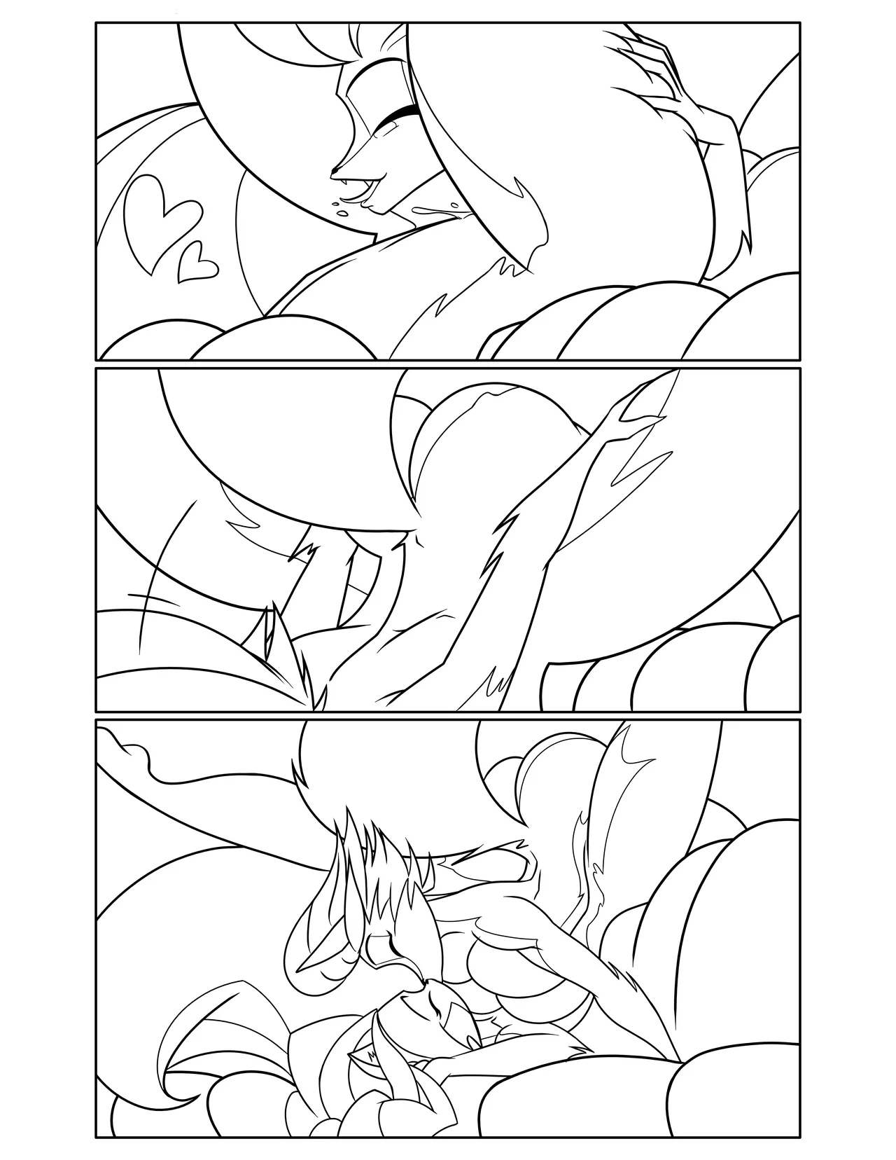Chloe & Persephone Art Progression page 9 full