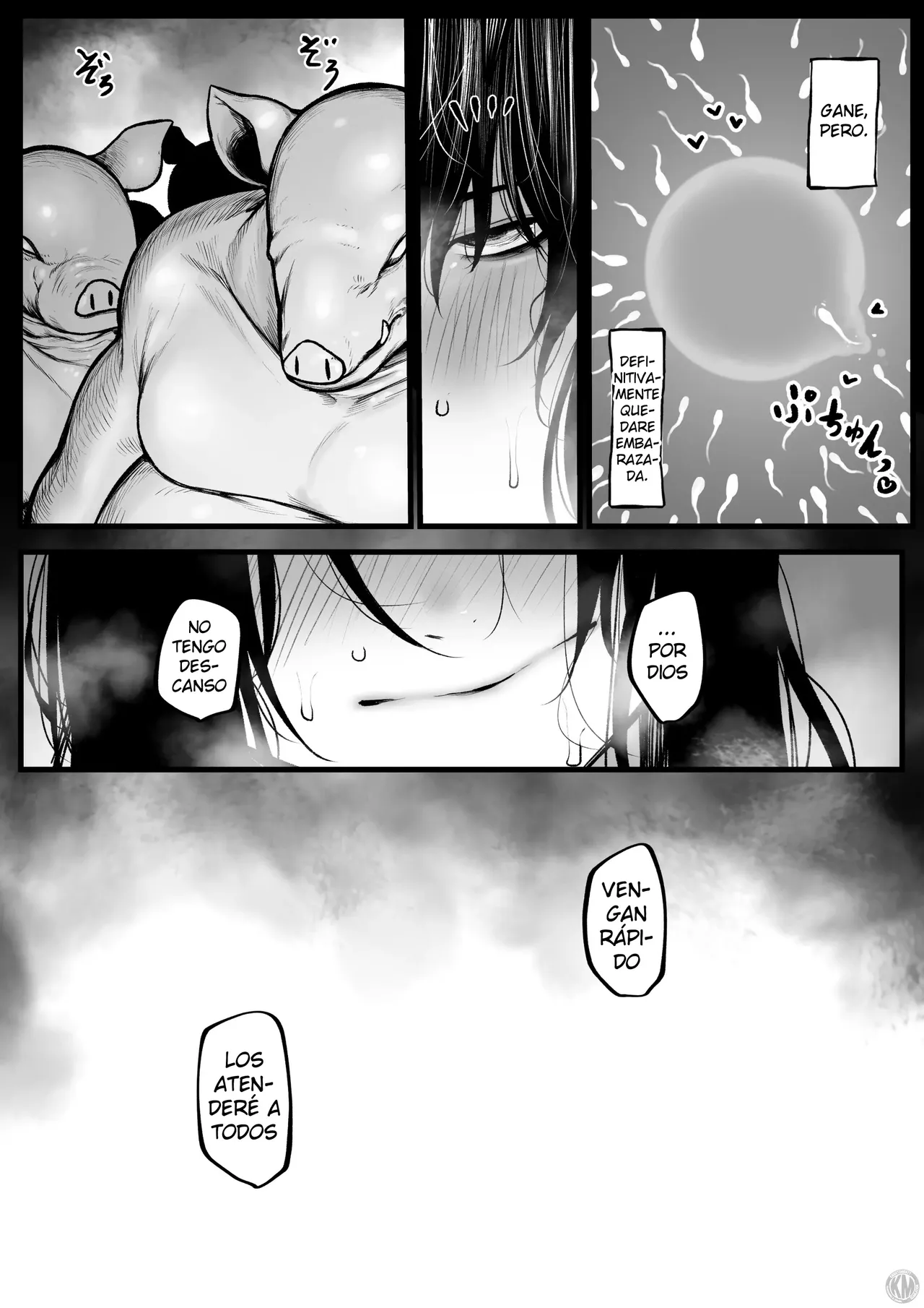 Haraiya-san wa Haramibukuro ni Nanka Sarenai + Haraiya-san wa Haramibukuro ni Nanka Sarenai Haiboku Route Ban｜La Exorcista no se Convertirá en una Bolsa Embarazada + Ruta de la Derrota page 10 full