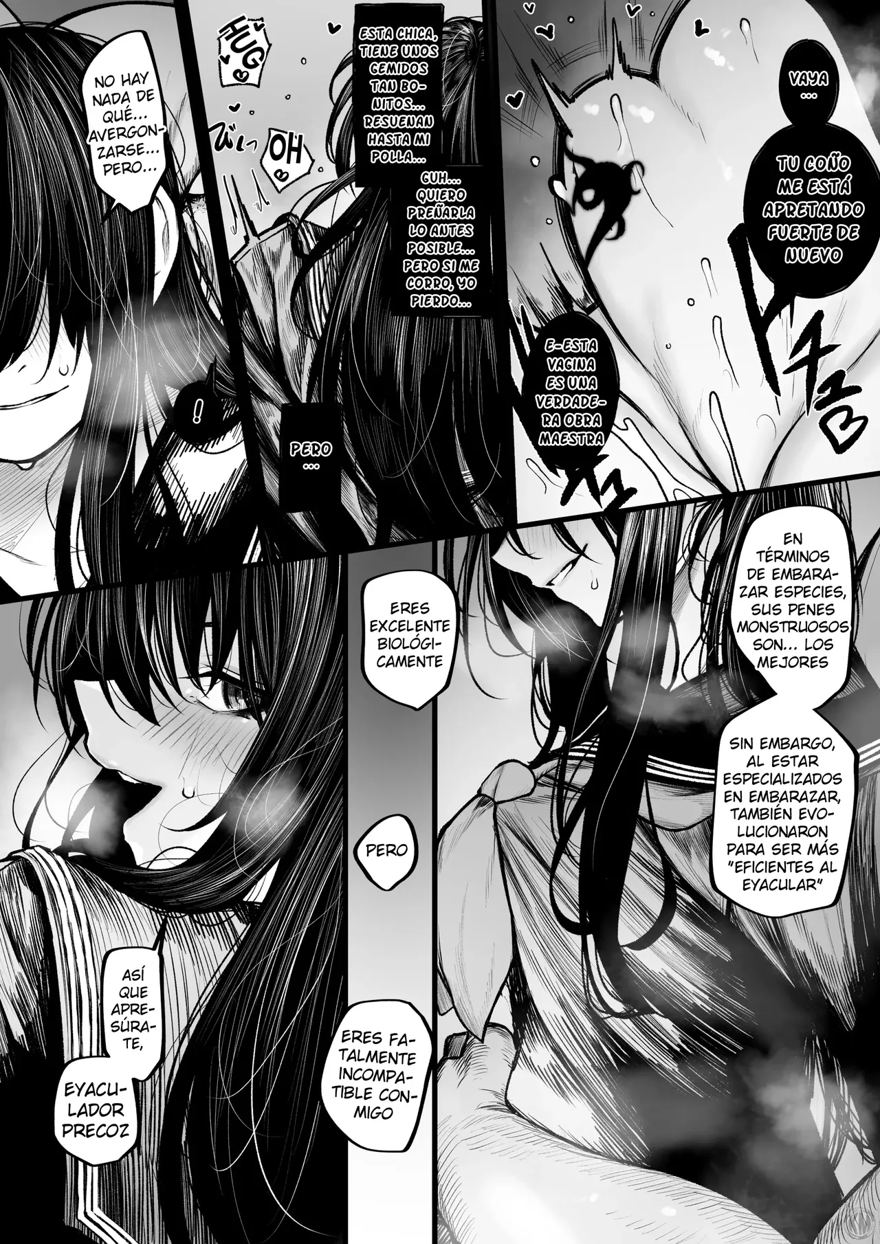 Haraiya-san wa Haramibukuro ni Nanka Sarenai + Haraiya-san wa Haramibukuro ni Nanka Sarenai Haiboku Route Ban｜La Exorcista no se Convertirá en una Bolsa Embarazada + Ruta de la Derrota page 8 full