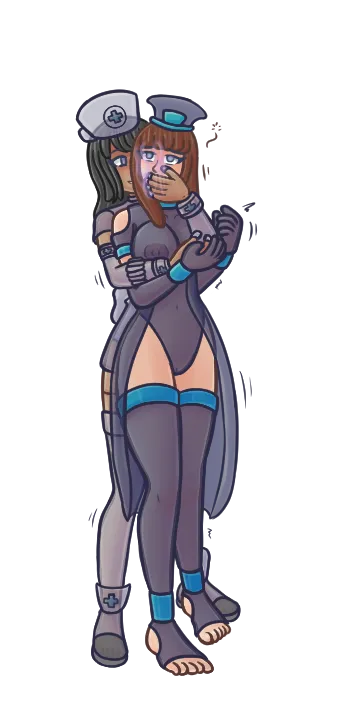 Mira Co Rescue - Medic Cybergirl Battle Sprites page 5 full