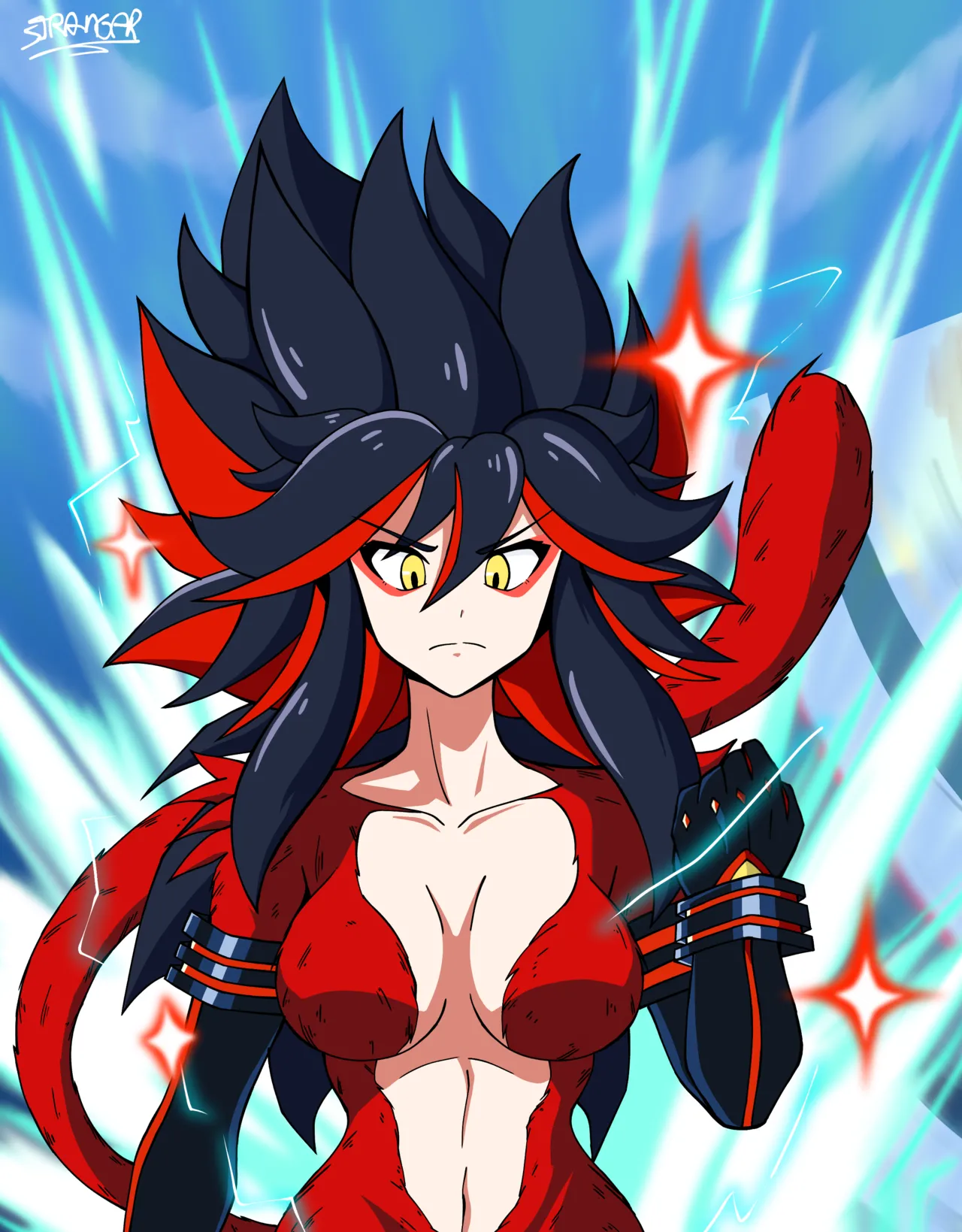 The ssj4 forms of Satsuki and Ryuko page 3 full