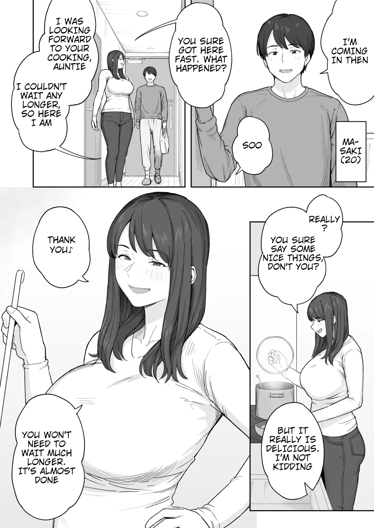 Yuuhan no Ato wa Oba-chan to | Spending Time With My Aunt After Dinner page 3 full