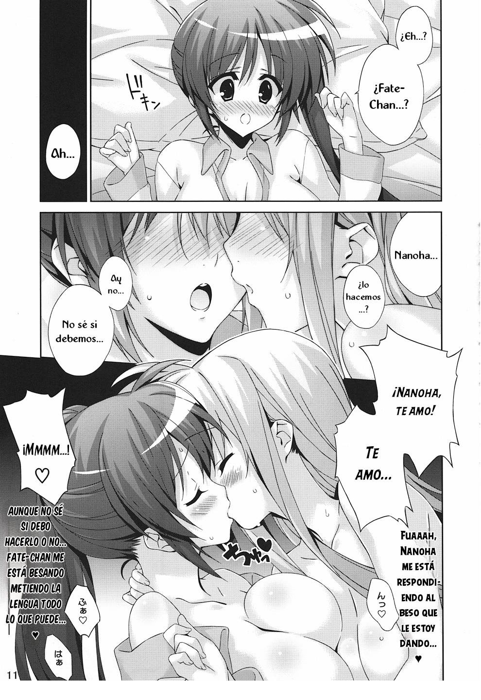 Nanoha no Nioi ga Ippai no Heya ni Zutto Futari de Iru Nante! Su-Ha-Su-Ha-! page 10 full