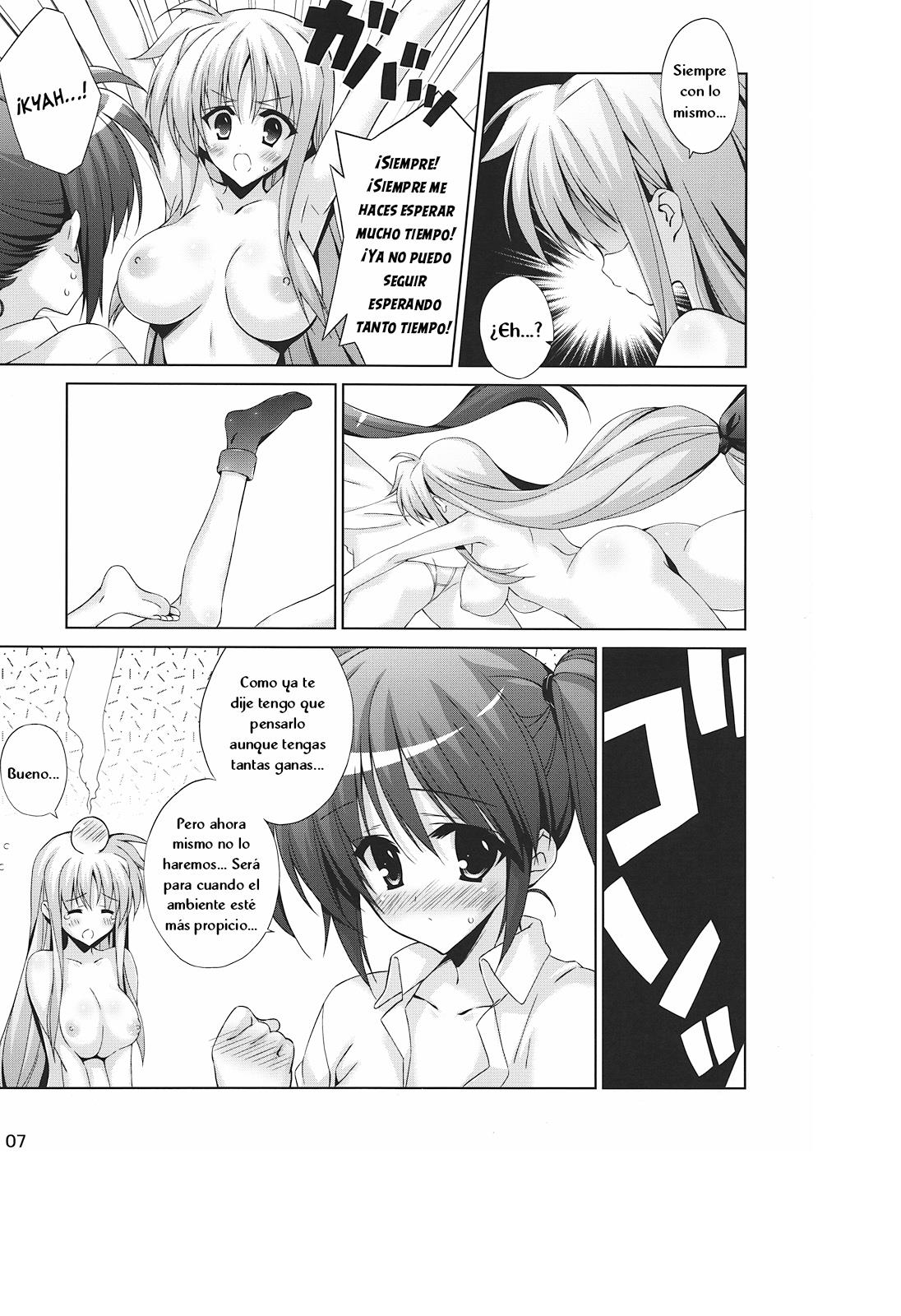 Nanoha no Nioi ga Ippai no Heya ni Zutto Futari de Iru Nante! Su-Ha-Su-Ha-! page 6 full