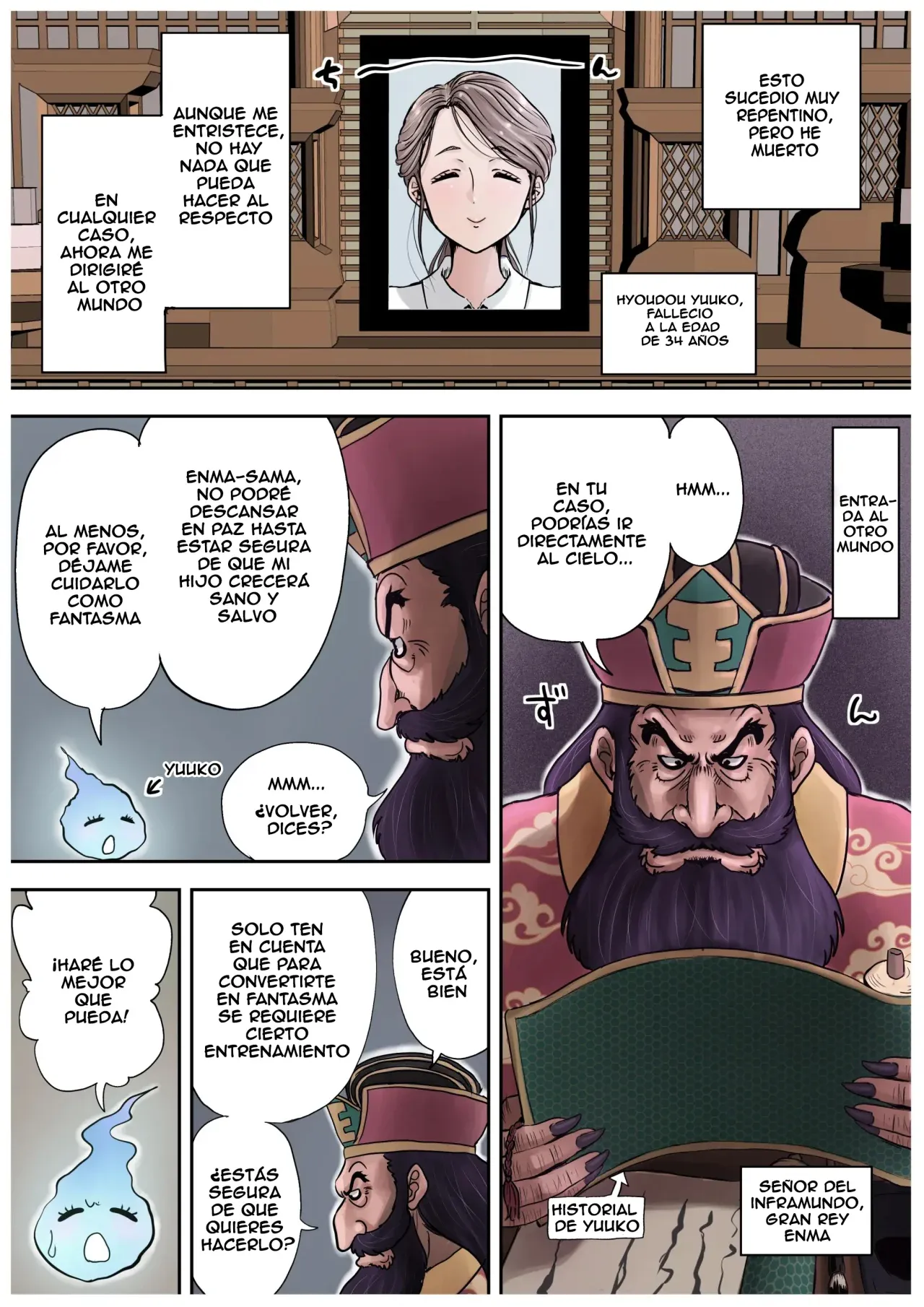 Yuurei Mama ga Yuurei Skill de Yaritai Houdai. 1｜Mamá Fantasma Hace lo que Quiere con sus Poderes 1 page 2 full