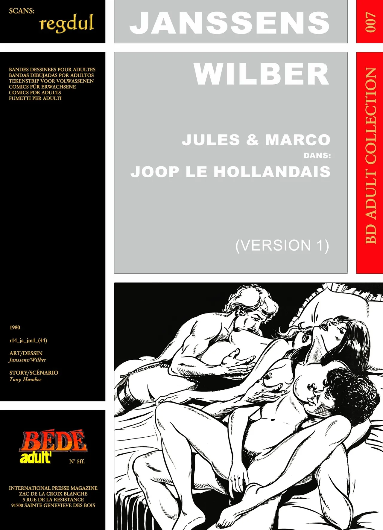 Janssens & Wilber  & Tom Hawkee - Jules & Marco dans : Joop le Hollandais page 1 full
