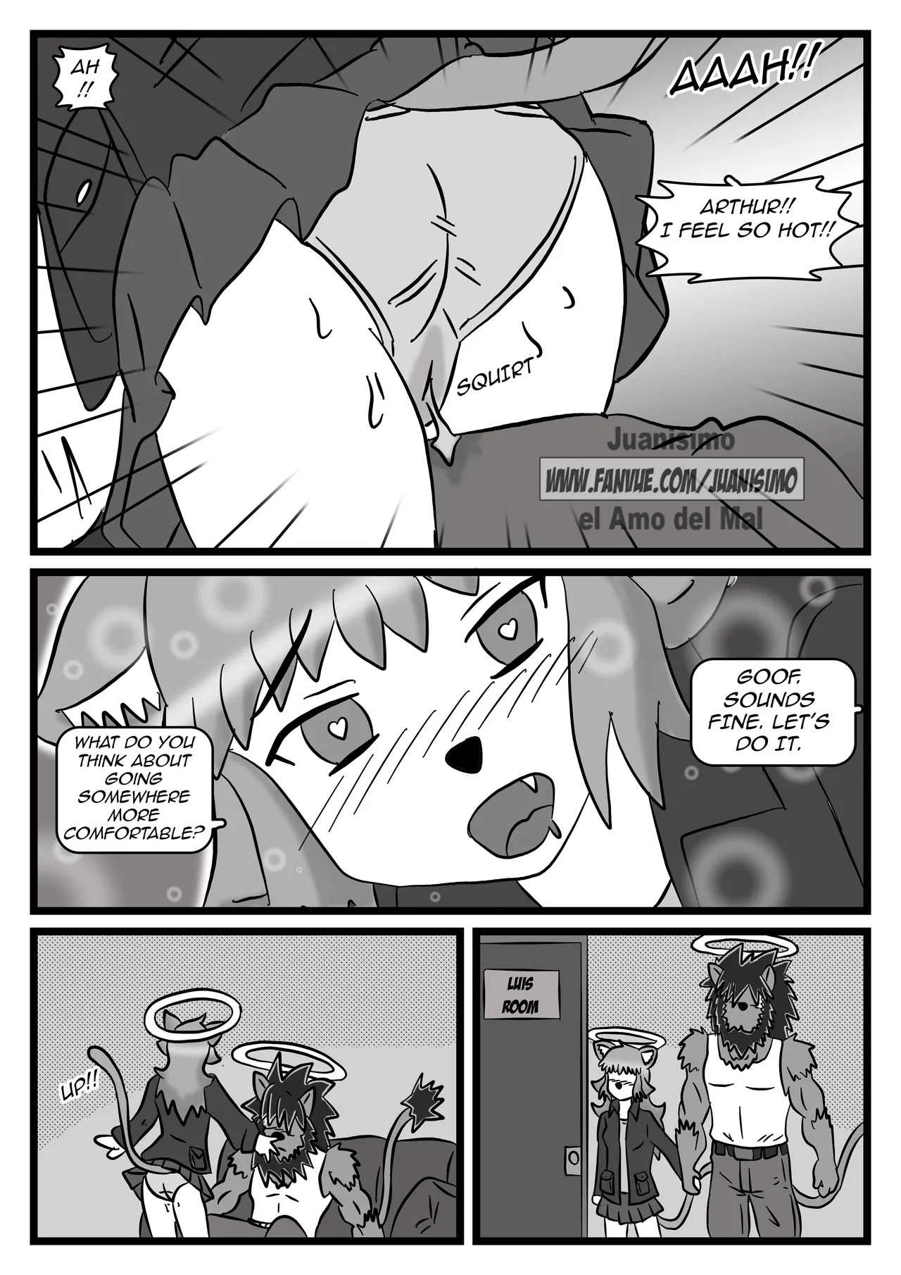 THE LION AND THE KITTEN: Paranormal Valentine's Day page 12 full