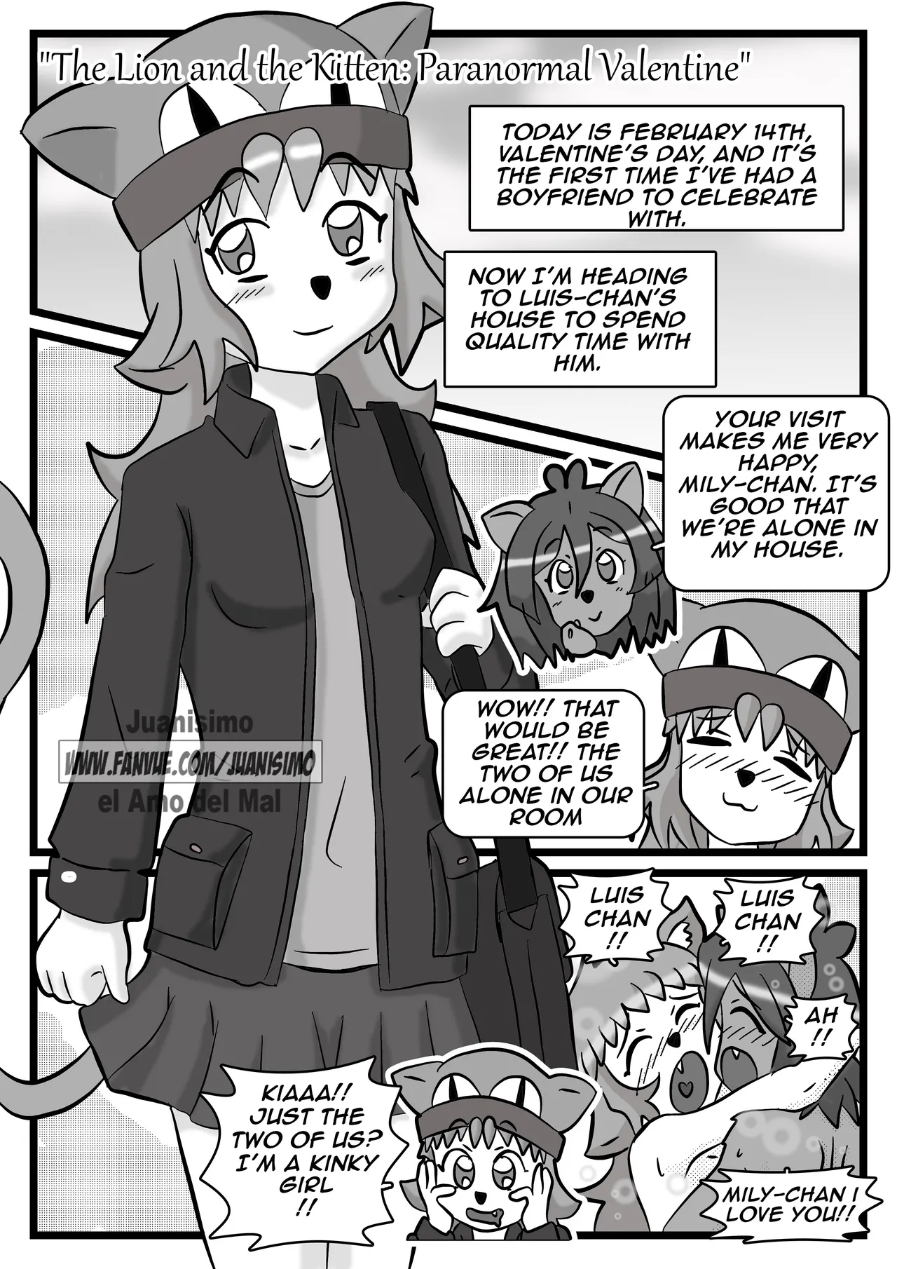 THE LION AND THE KITTEN: Paranormal Valentine's Day page 2 full