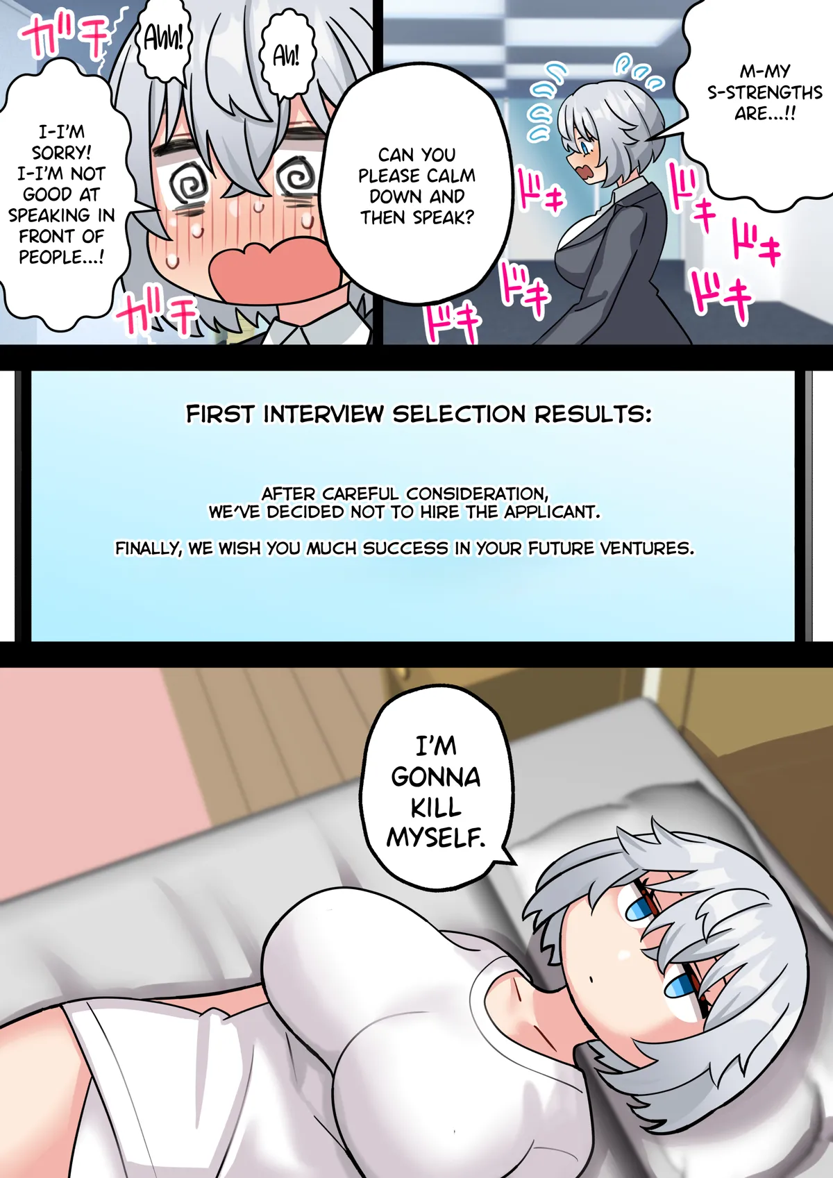 Koutensei Futanari Shuukatsusei ga Chinpo wo Ikashite Kigyou suru Hanashi | A Job Hunting College Graduate Suddenly Had A Futa Dick And Started A Business Using It page 4 full