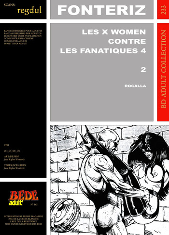[Bédé Adult 233] José Rafael Fonteriz - Les Xwomen contre Les 4 Fantastiques #2 : Rocalla cover