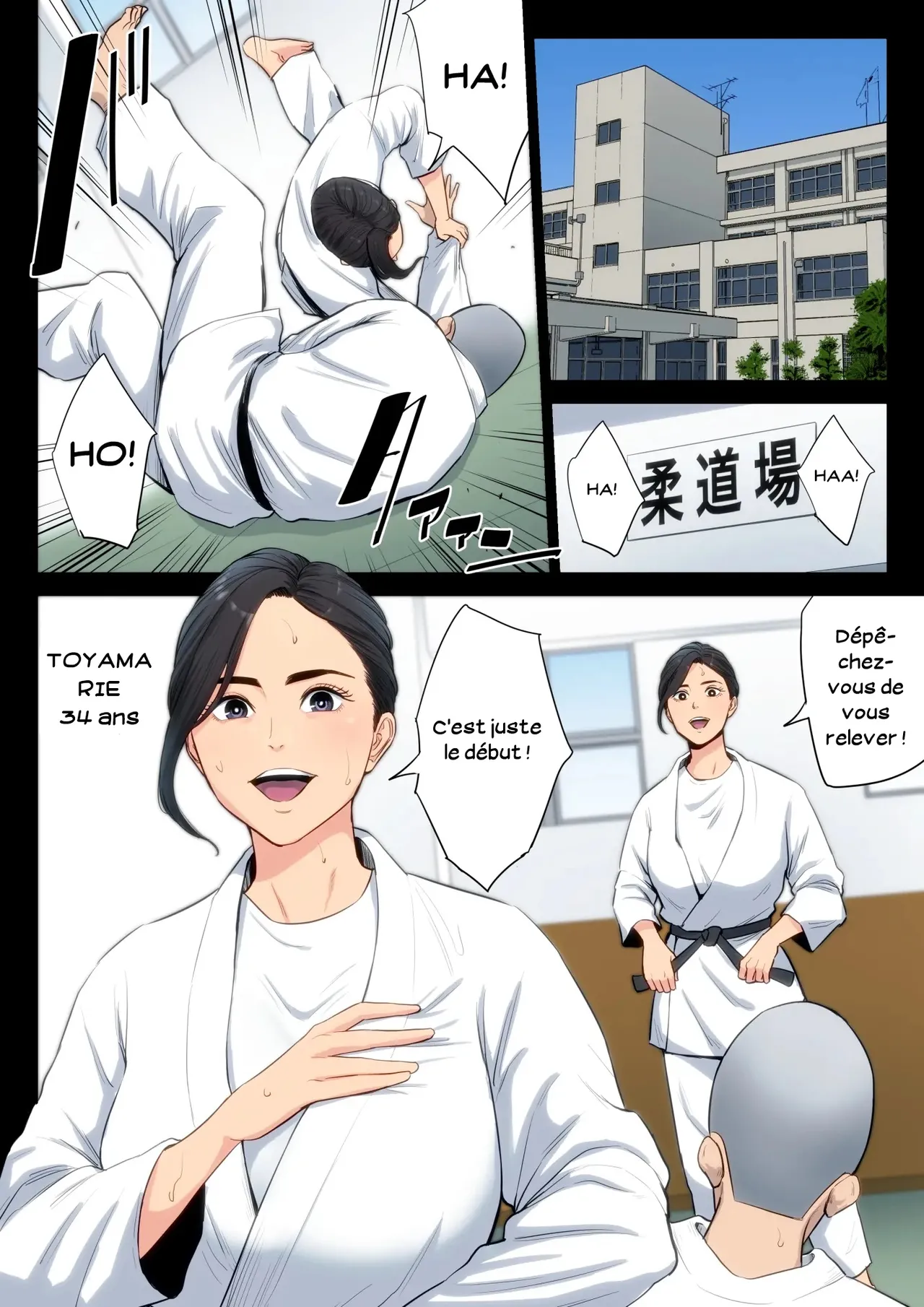 Juudoubu Komon no Onna Kyoushi ga Tsumihoroboshi no Tame ni Buin-tachi ni Mawasareru Hanashi. | Une enseignante coach du club de judo se donne aux membres du club pour expier sa faute page 2 full