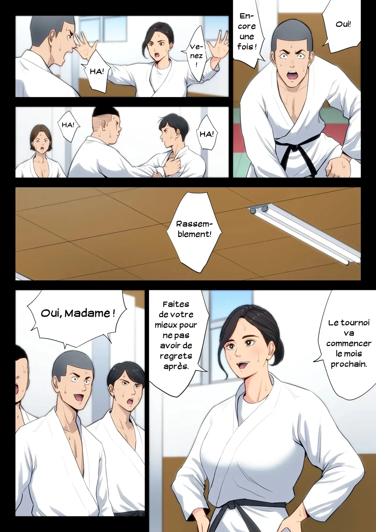 Juudoubu Komon no Onna Kyoushi ga Tsumihoroboshi no Tame ni Buin-tachi ni Mawasareru Hanashi. | Une enseignante coach du club de judo se donne aux membres du club pour expier sa faute page 3 full