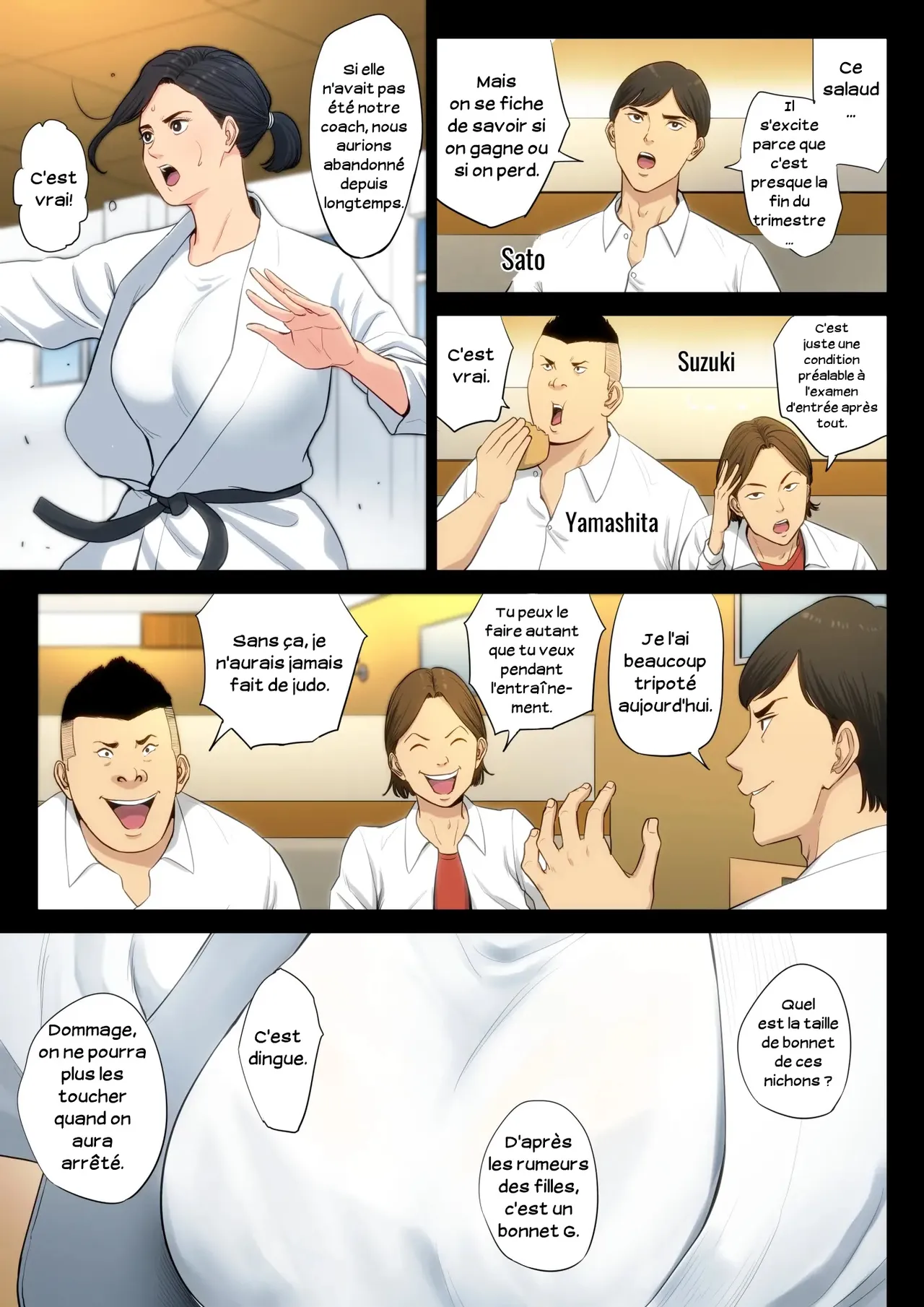 Juudoubu Komon no Onna Kyoushi ga Tsumihoroboshi no Tame ni Buin-tachi ni Mawasareru Hanashi. | Une enseignante coach du club de judo se donne aux membres du club pour expier sa faute page 6 full