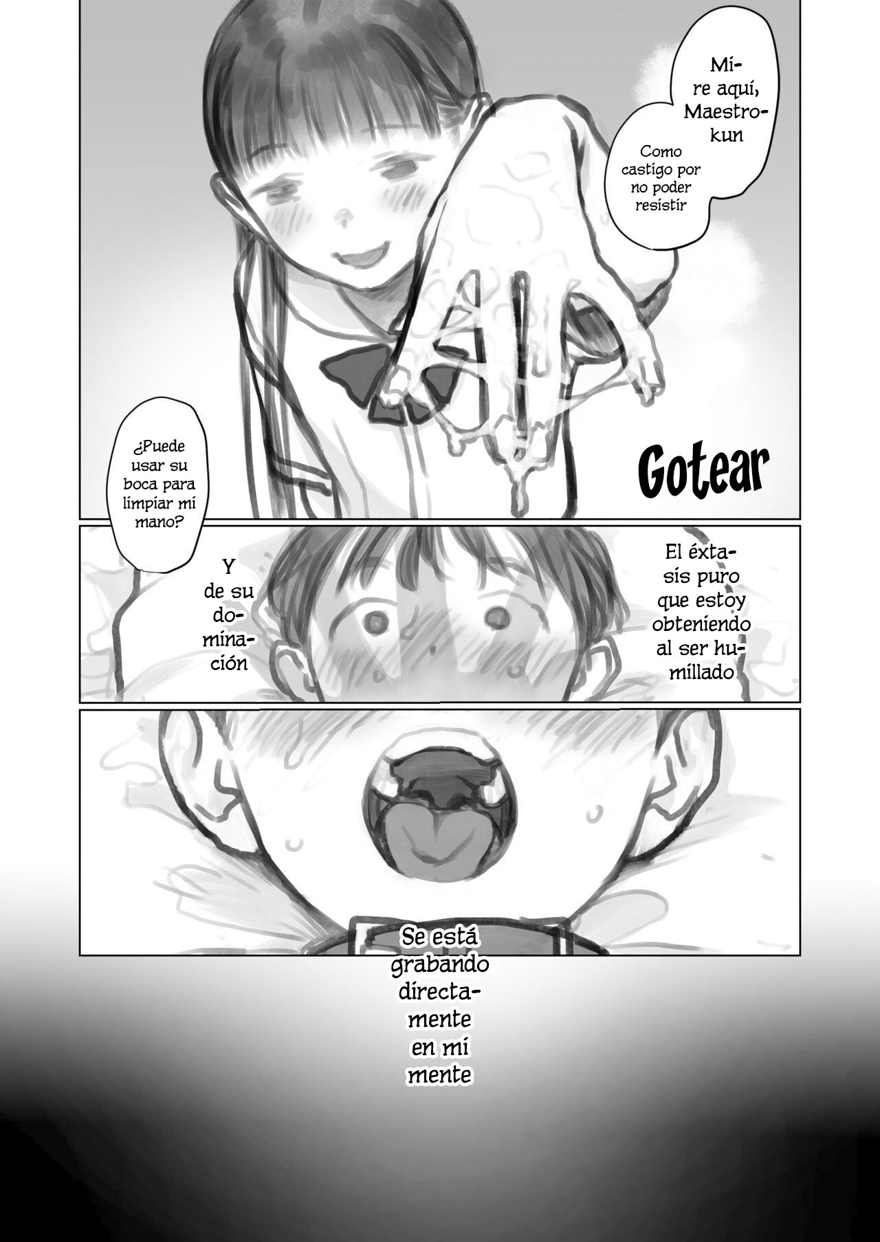 Shitei & Manadeshi & Konoha-chan 3P｜Maestro, Discípula Amada y Konoha-chan 3P page 9 full