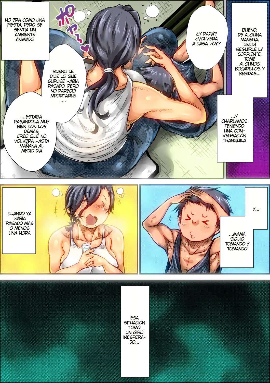 Boku ga Deisui Joutai no Hahaoya o Okashita Toki no Hanashi. | La historia de cuando violé a mi madre mientras estaba borracha. page 12 full