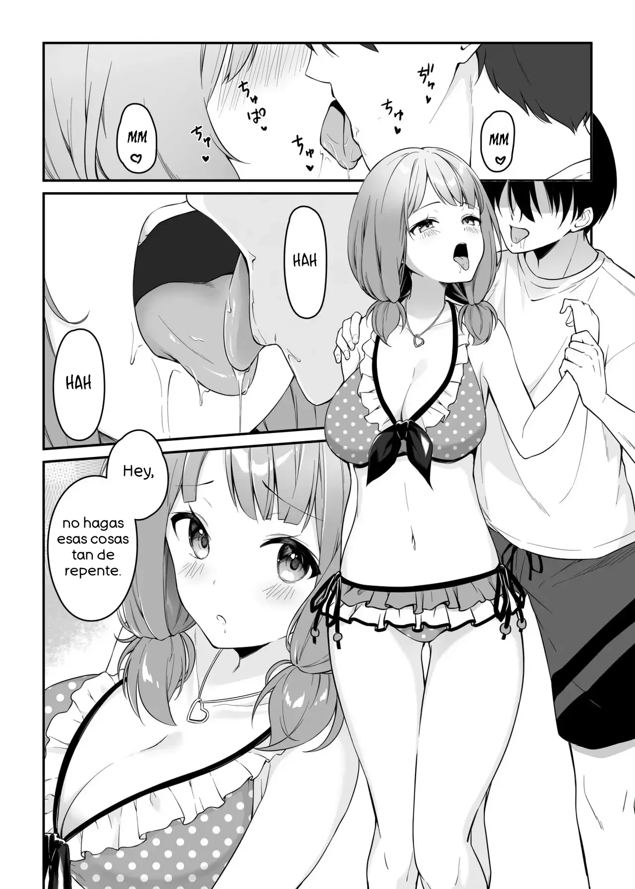HONEY SCORE III Mizugi no Himari wa Shigekiteki｜HONEY SCORE III Himari en Traje de Baño es Excitante page 7 full