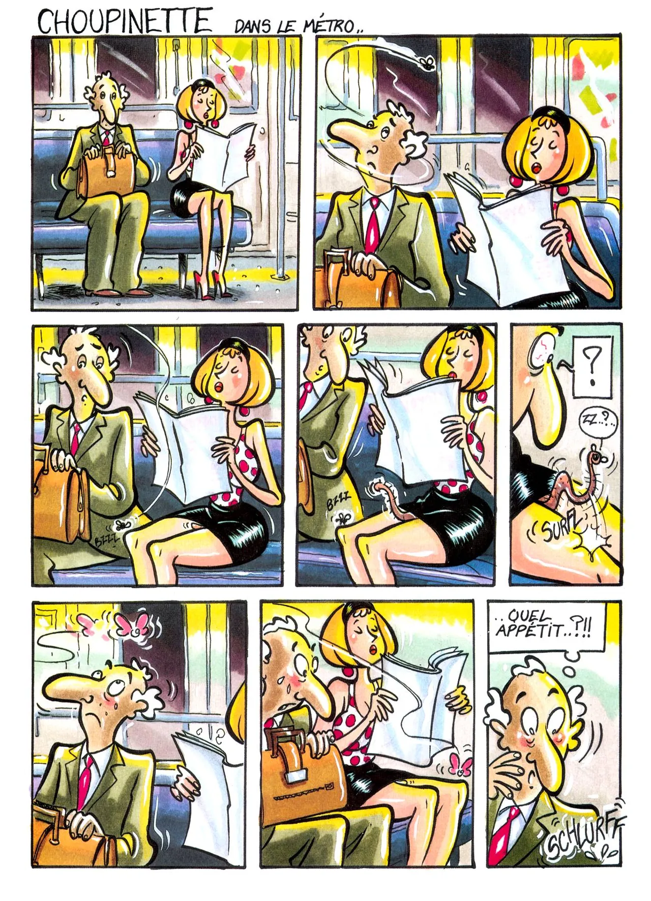 Rocheret  & Muze - Choupinette : Dans le Métro … page 2 full
