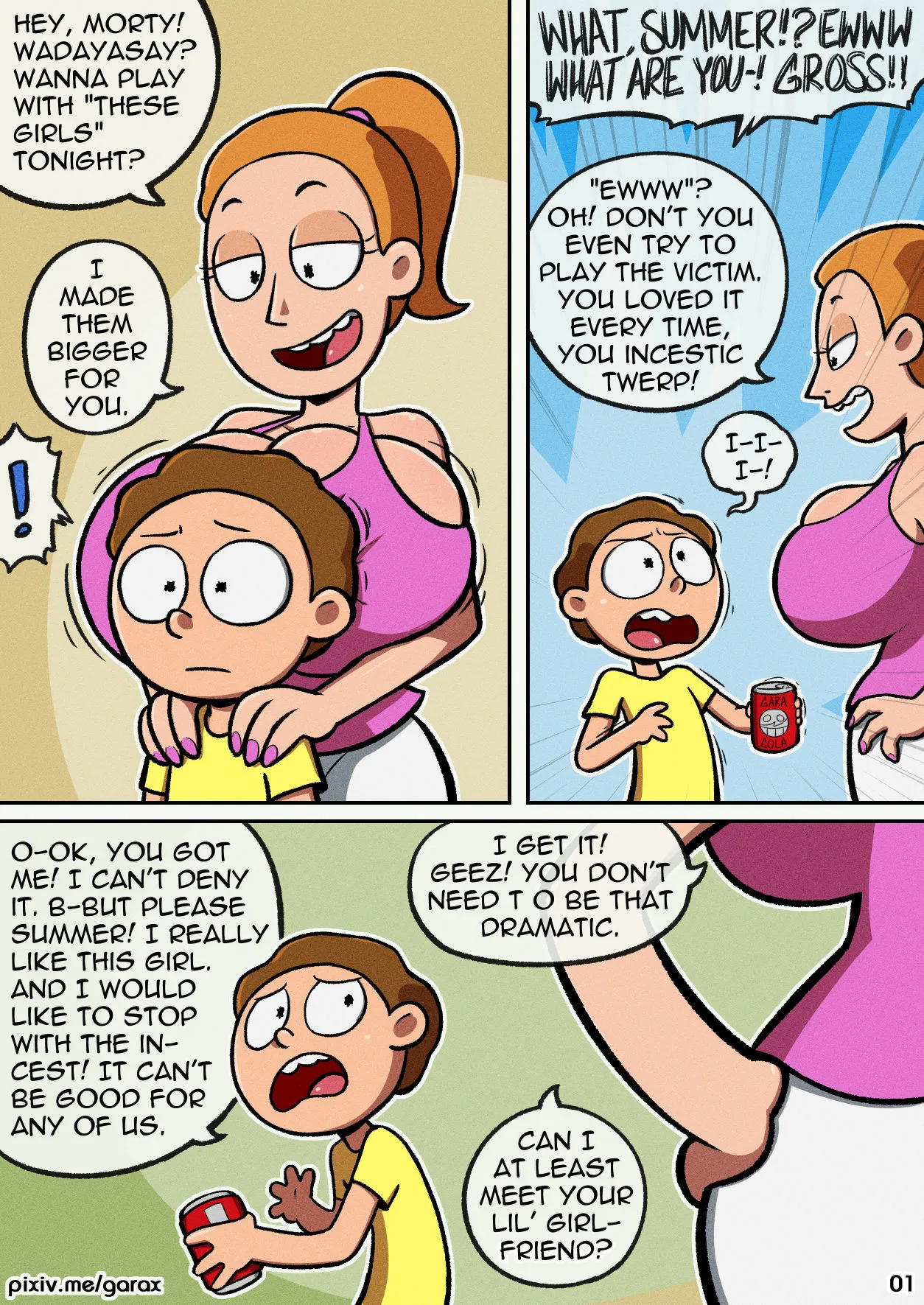 Summer x Morty page 10 full