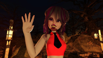 KocheyUI 3D Comix Draculaura in "Night of the Killer Tomato" cover