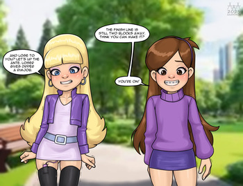 [aaaninja] Pacifica and Mabel (Gravity Falls) cover