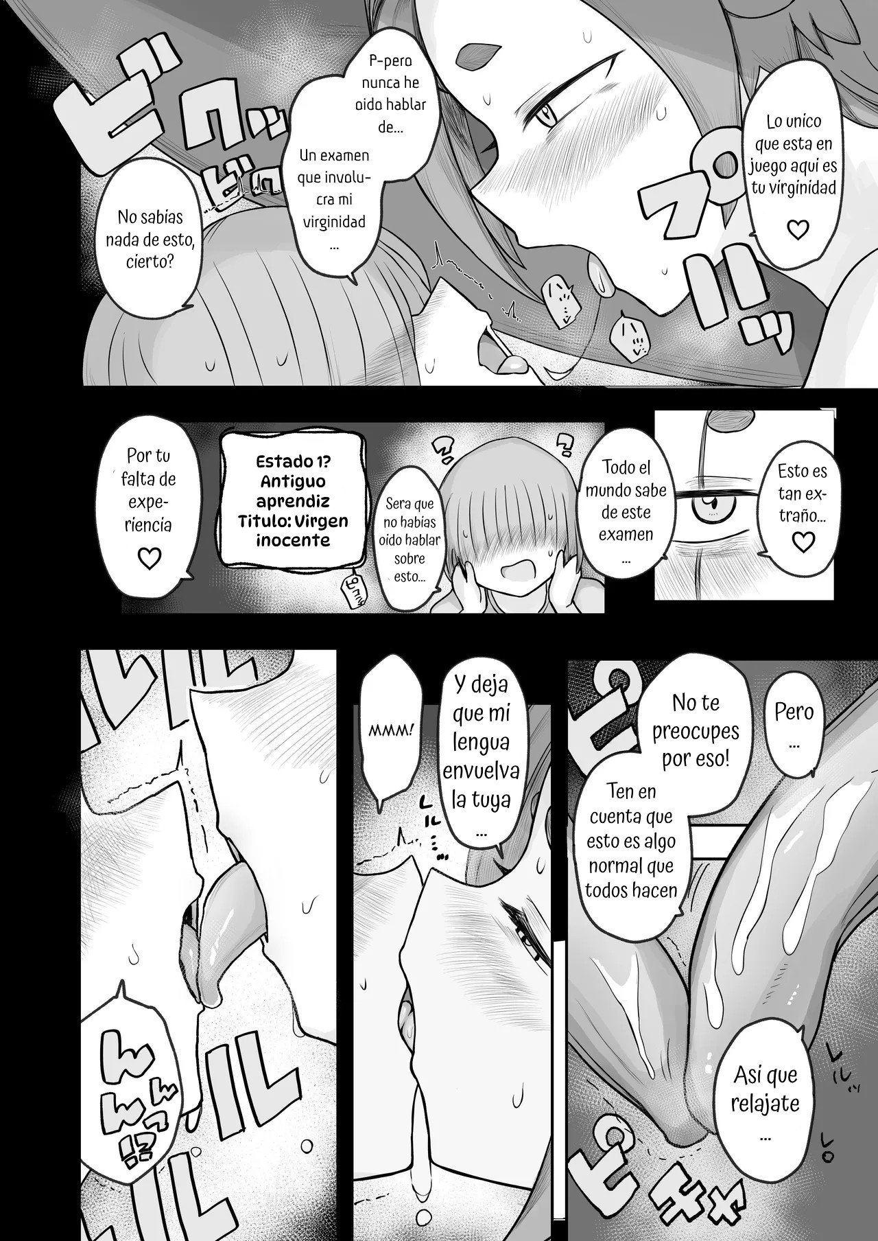 ''Warabe-sotsu Shiken'' de Deshi ♂ Kara Seishi o Shiboritoru Deshi Rabu de Kachi Chi Majo Shishō 1000-sai￪｜El Amado Aprendiz ♂ de la Tetona Bruja Milenaria￪ es Exprimido por su Maestra en su ''Exámen de Graduación'' page 8 full