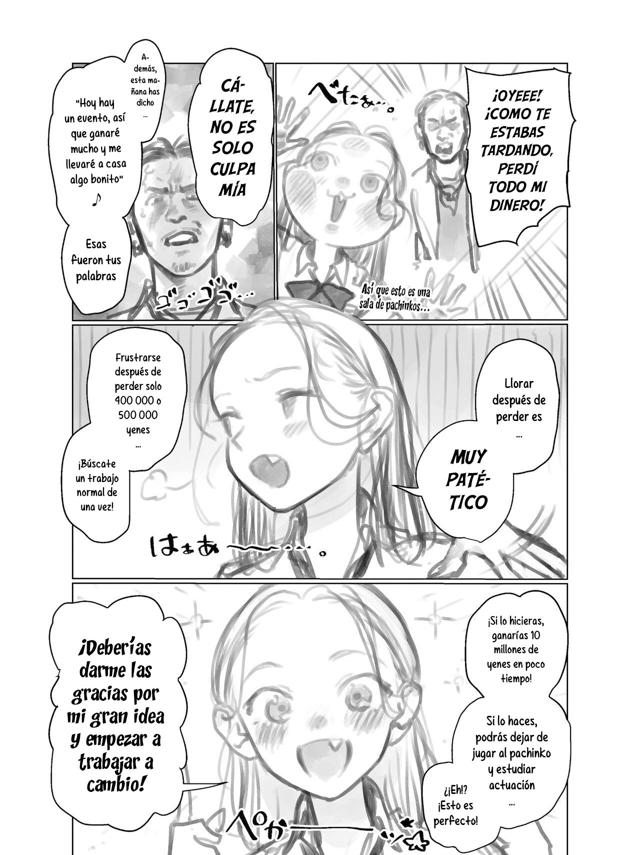 Yakusha Shibou Pachikasu-kun  vs Sasha-chan.｜El Aspirante a Actor Pachikasu-kun  vs Sasha-chan page 2 full