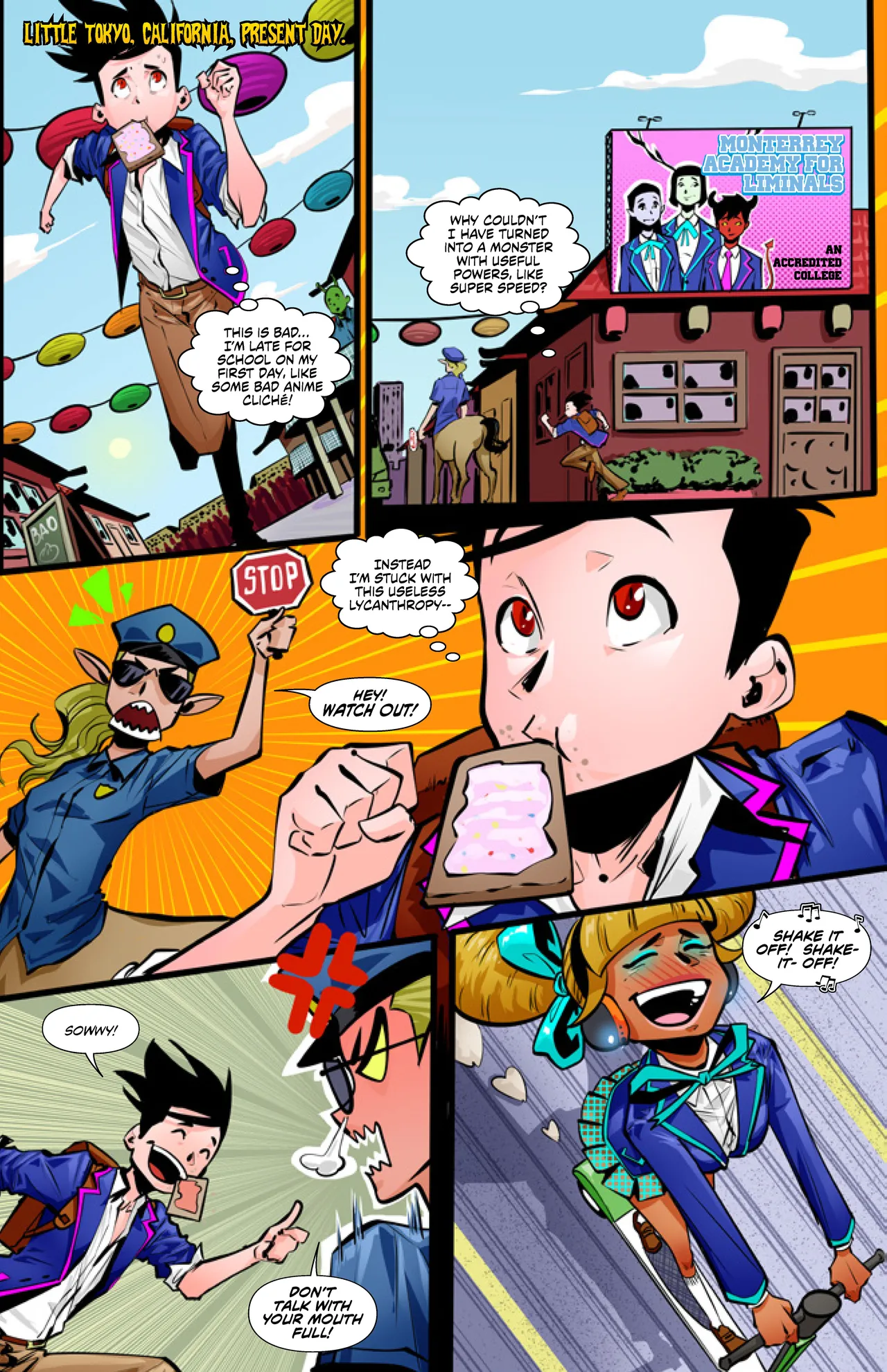 Monster Girl Academy #1 page 3 full