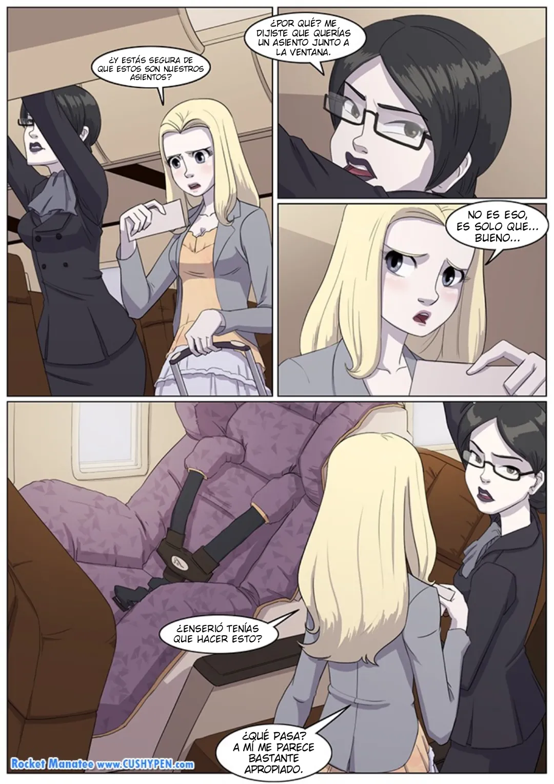RocketManatee / Mimada en primera clase - COMIC ESPAÑOL page 2 full