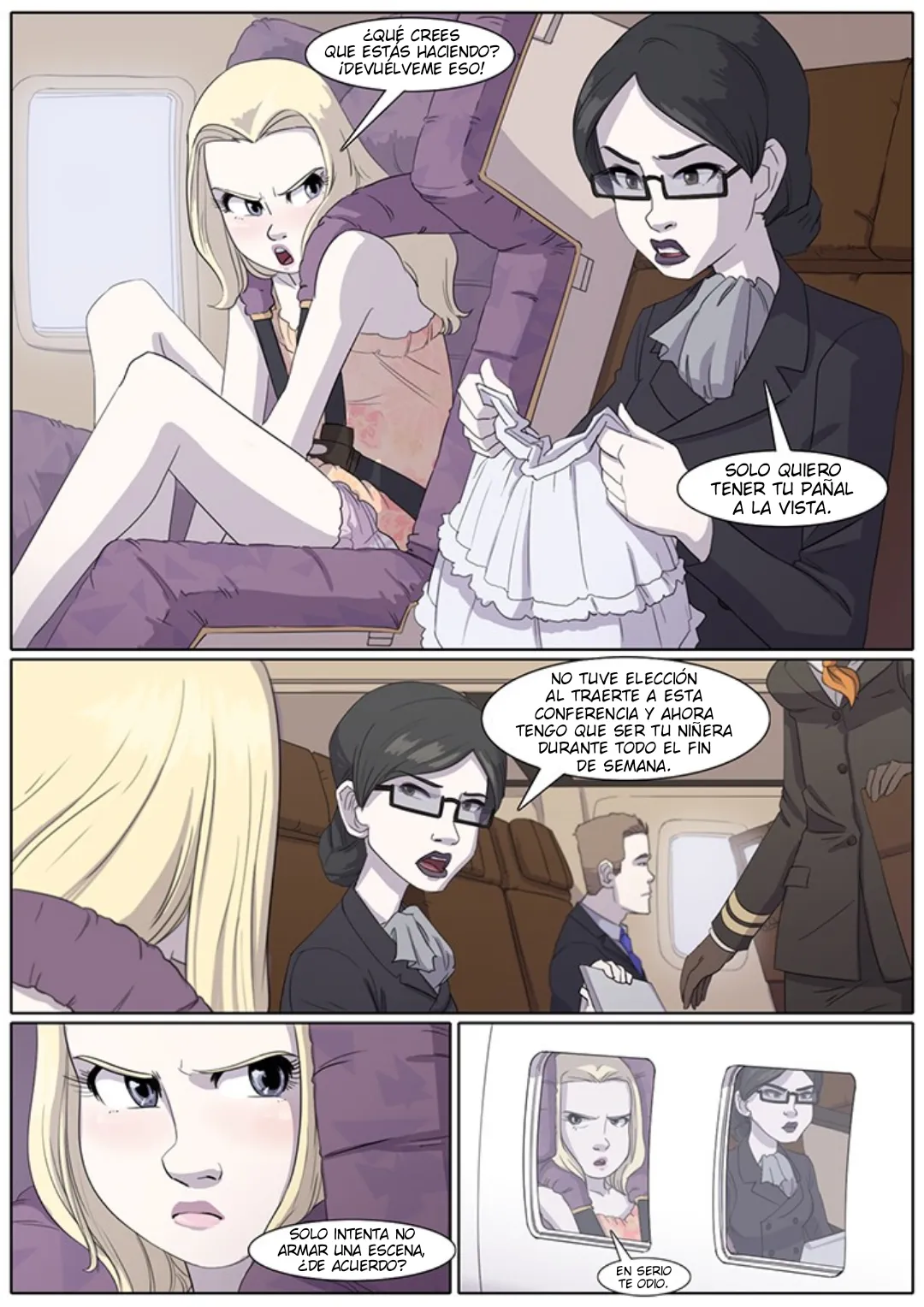 RocketManatee / Mimada en primera clase - COMIC ESPAÑOL page 4 full
