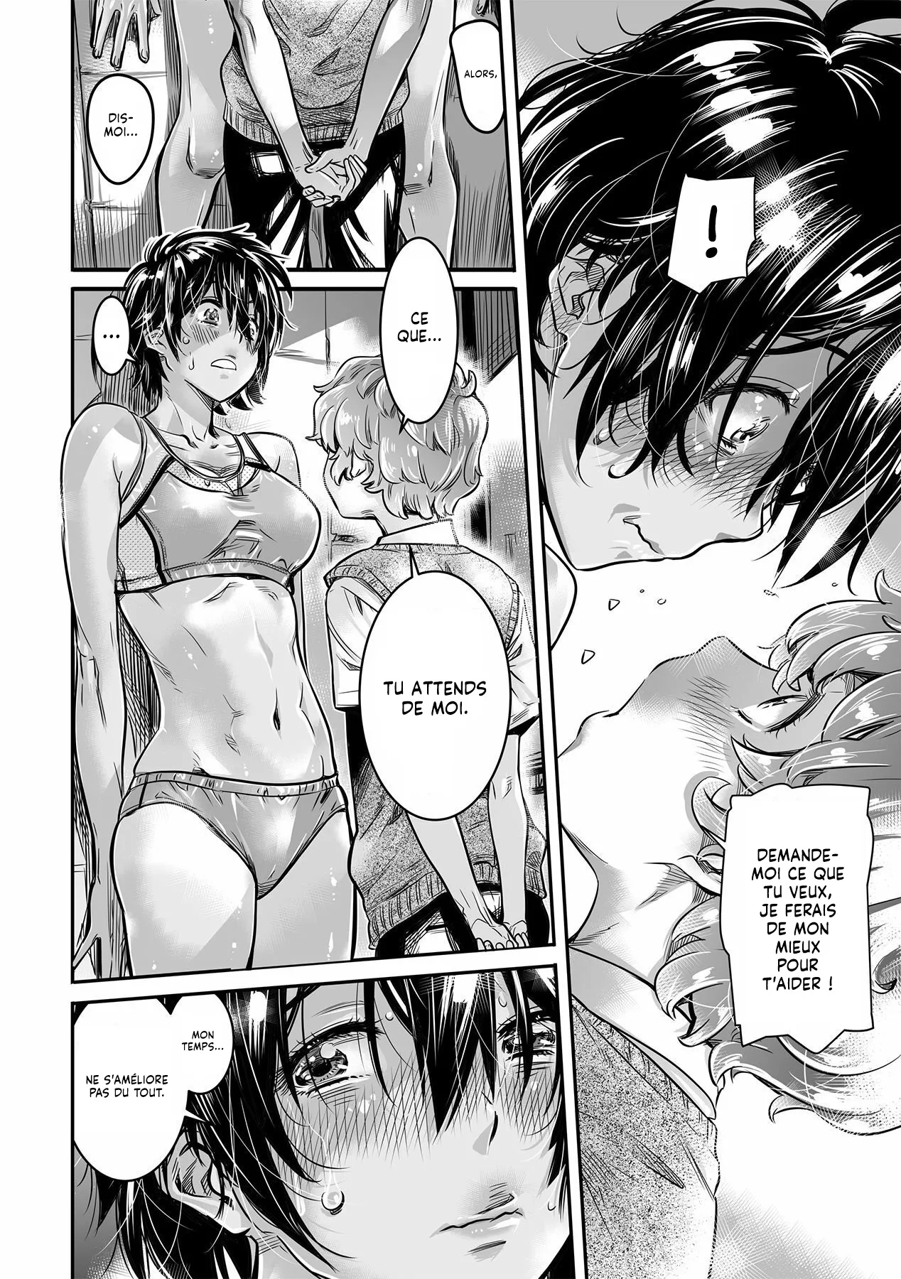 Shinchou 175cm no Rikujou Shoujo wa Kouhai Danshi no Seishi o Nomitagaru | Une Fille d'1m75 qui fait de l'Athlétisme veut boire le Sperme de son petit copain page 11 full