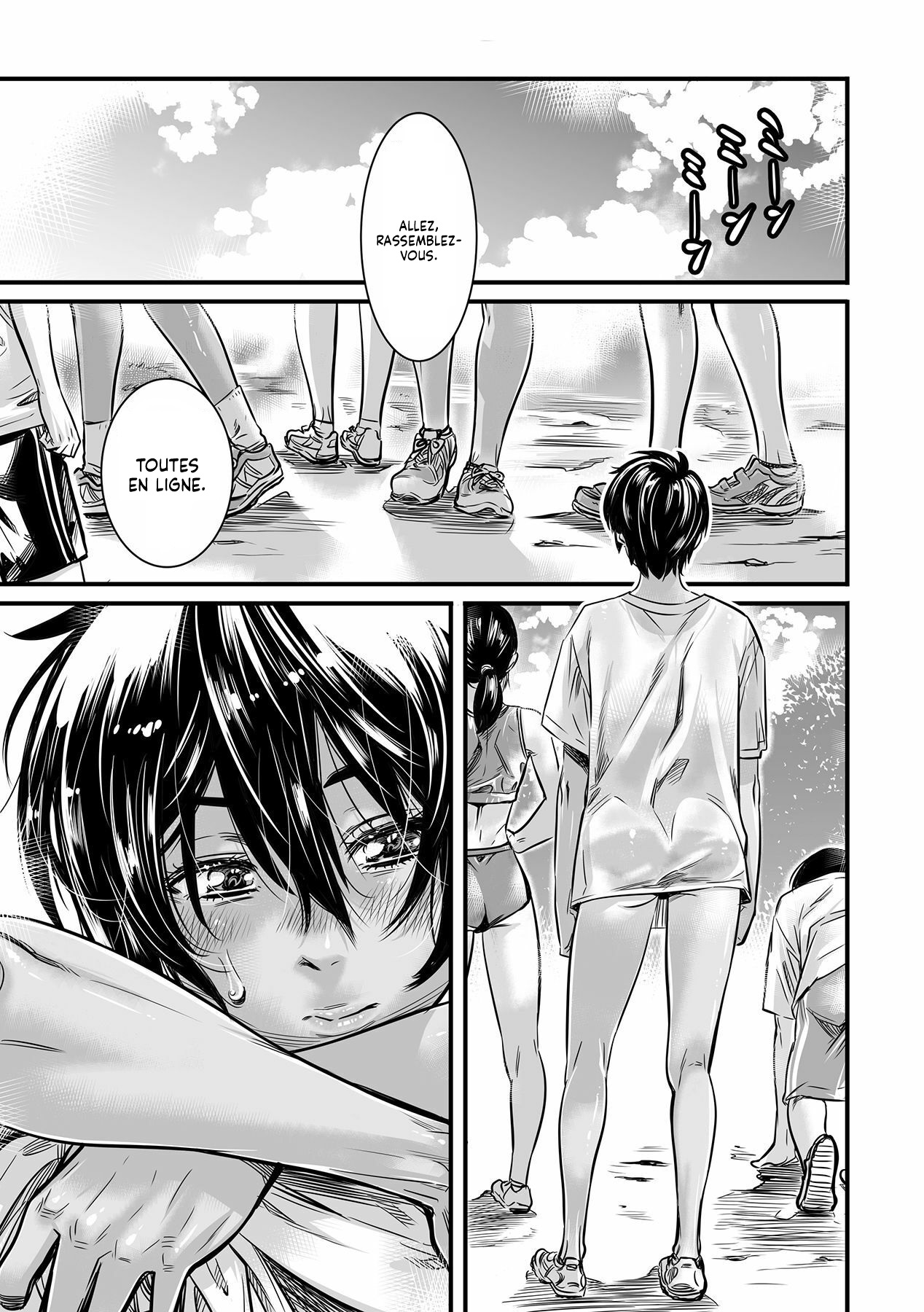 Shinchou 175cm no Rikujou Shoujo wa Kouhai Danshi no Seishi o Nomitagaru | Une Fille d'1m75 qui fait de l'Athlétisme veut boire le Sperme de son petit copain page 4 full