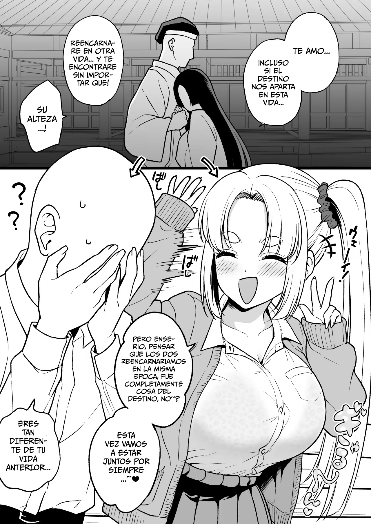 Zense de Musubarenakatta Hime ga Tensei Shitara Gorigori no Gal ni Natteta｜La Princesa que no Pudo Estar Conmigo Reencarnó como una Gal page 9 full