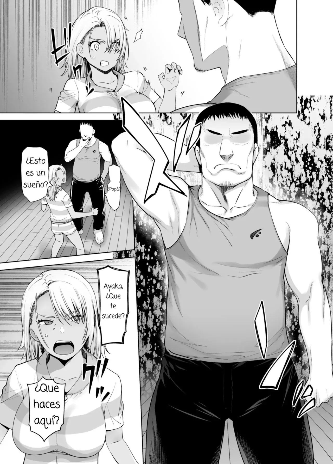 Gal Musume ga Chichioya to no Aijoux Ch. 1-3｜El Amoroso Sexo Entre Una Hija Gal y Su Padre Cap. 1-3 page 12 full