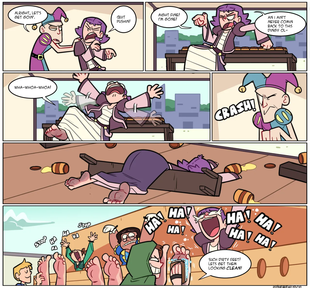Yourhardnerdcollectr - Middle-Age Mayhem page 12 full