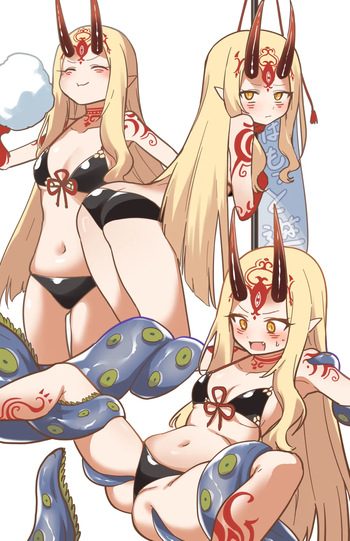 [ひるなぎ] 茨木童子イラスト cover