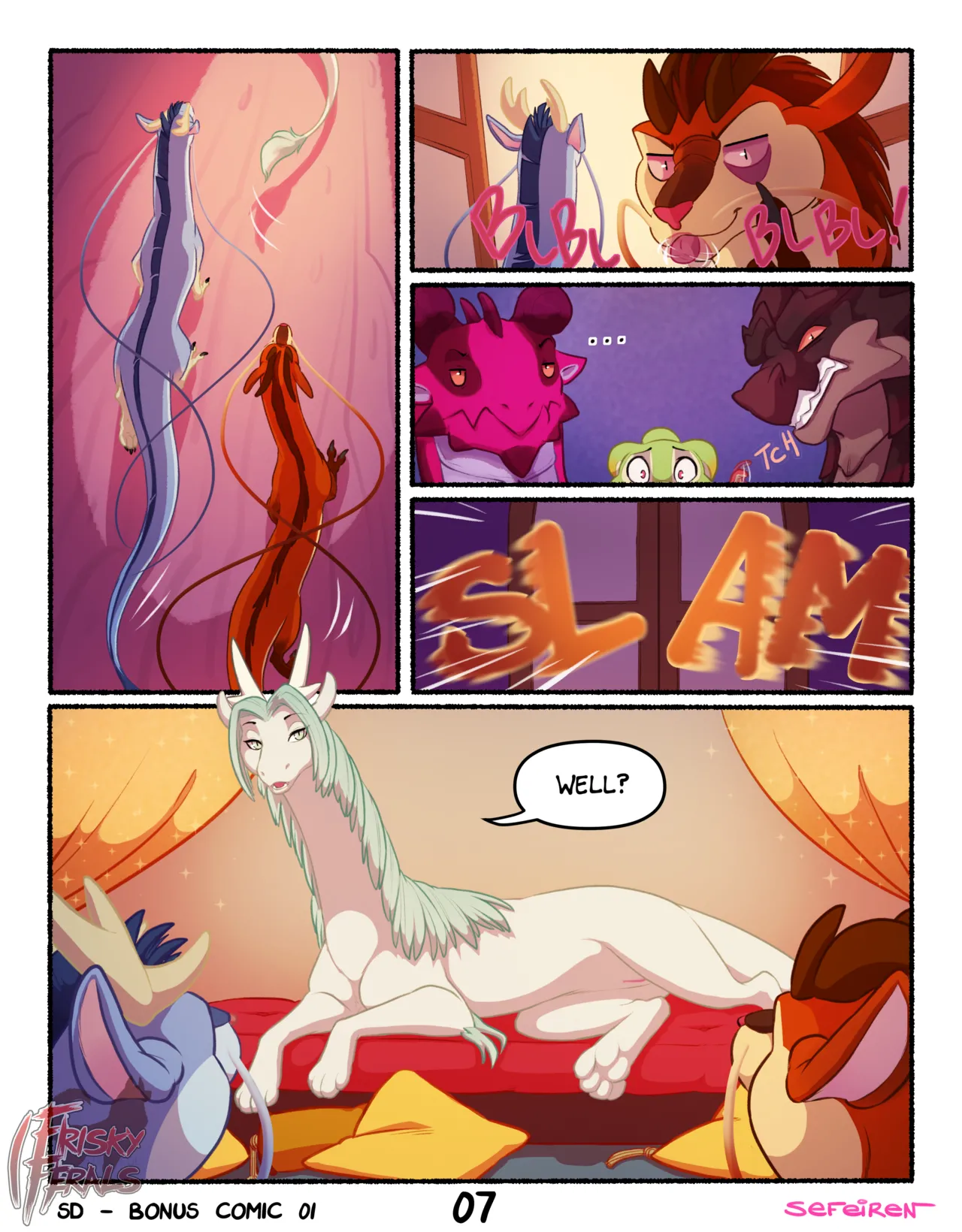 Frisky Ferals - Something Different Bonus Comic page 6 full