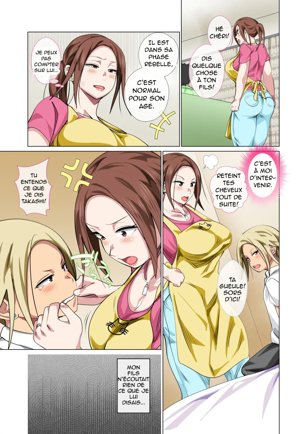 Okorinbo Mama no Amayakashi Sex de Furyou Musuko ga Kousei Shita Hanashi | Rédemption d'un fils délinquant par la douceur d'une mère colérique page 5 full