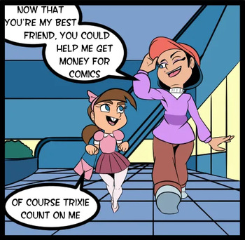 [DyriuckKaos] Money for Comics / Comics for Friendship / Friendship for Cherry / Cherry for Time / Time for Not going back / Going back to the begining / The begining no more cover
