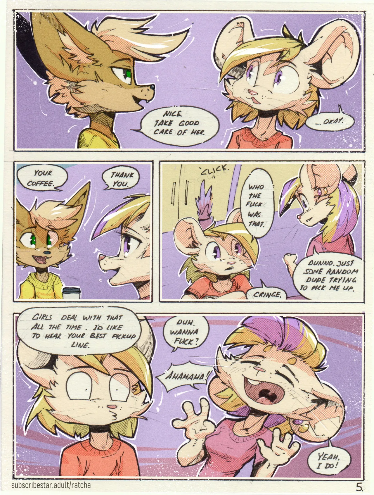 Lavender Coffee page 5 full
