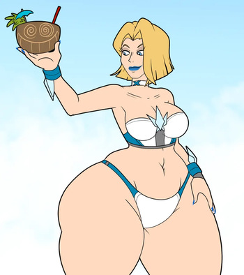[ComicalWeapon] Jester's Resort - Emma Frost (+ Squirrel Girl) cover