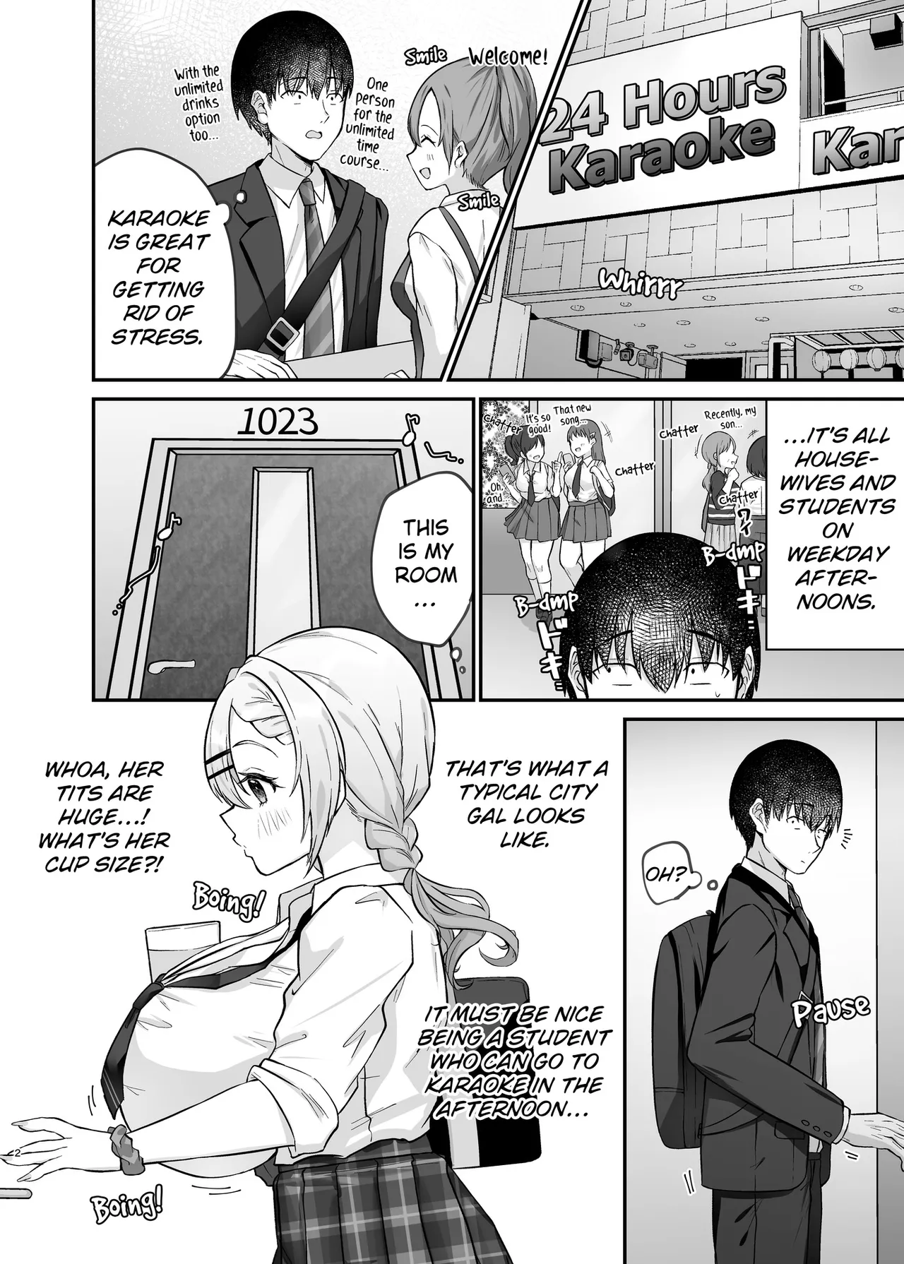 Hitokara Ittara Tonari no Gal JK to Pakokara ni Natta Ken | I Went to a Karaoke and Ended up Having Sex With the Gal in the Room Next to Mine. page 3 full