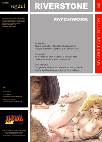 [Bédé Adult 160] Peter Riverstone [= Bernard Kamenoff] - Patchwork cover