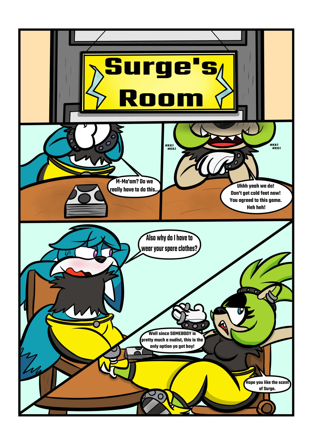 Strip Game! Ft Surge And Kit page 1 full