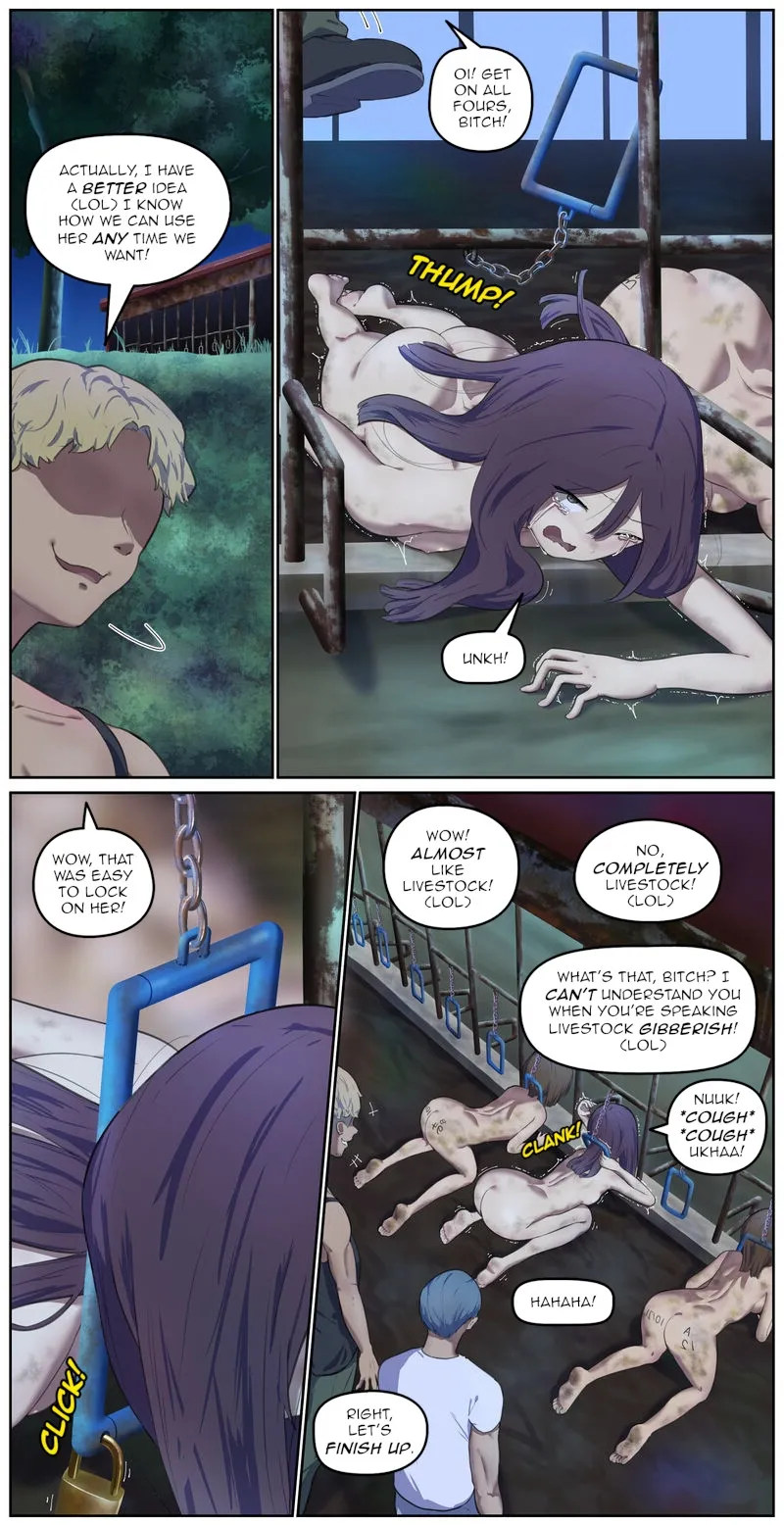 On the way home, at the barn at night part2 page 2 full
