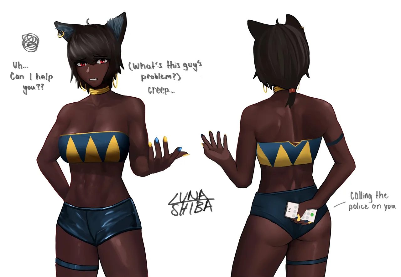 OC catgirls page 11 full