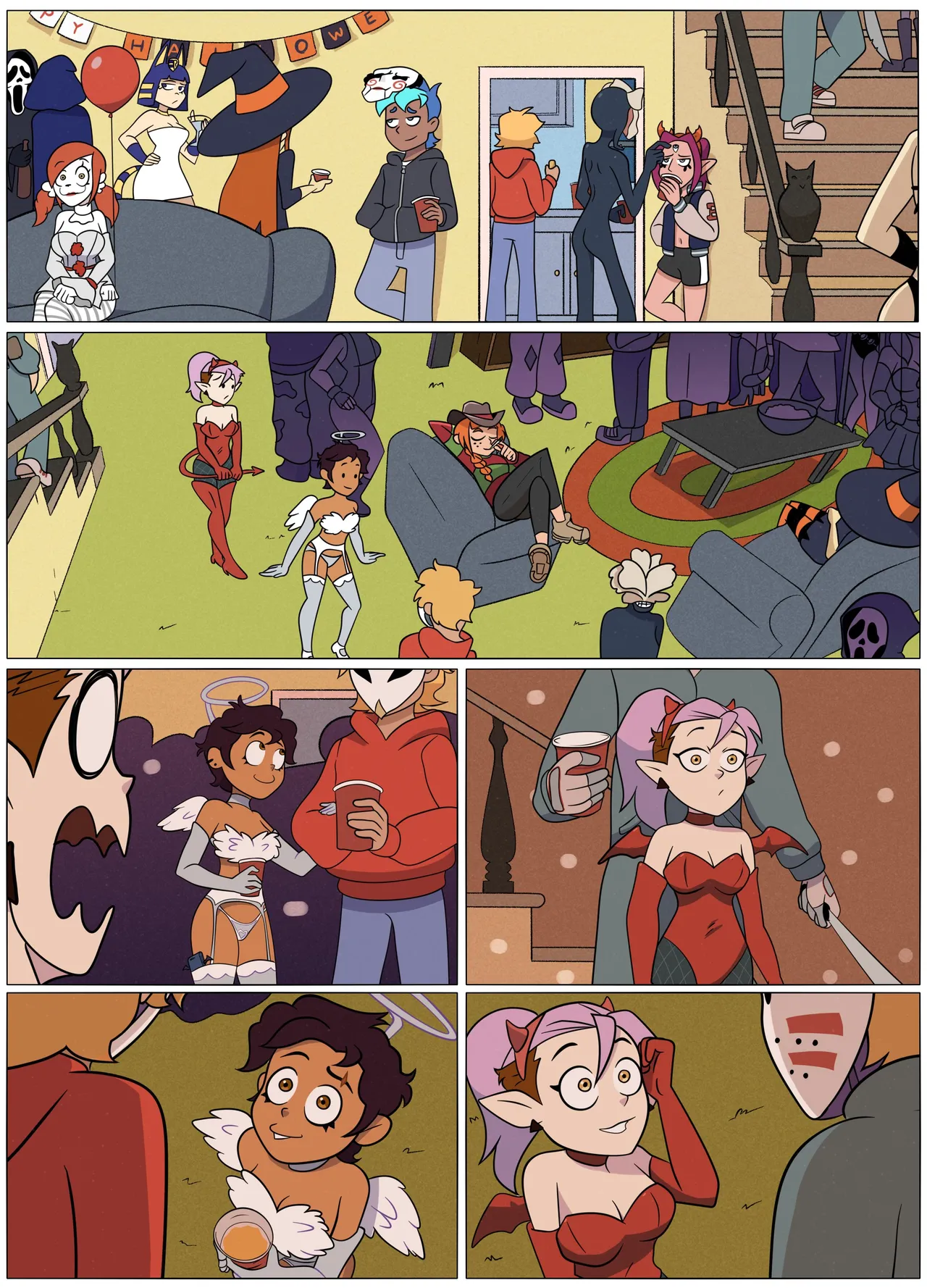 Luz & Amity's Halloween Party page 2 full