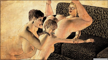 EROTIC FACE SITTING DRAWING 2 cover