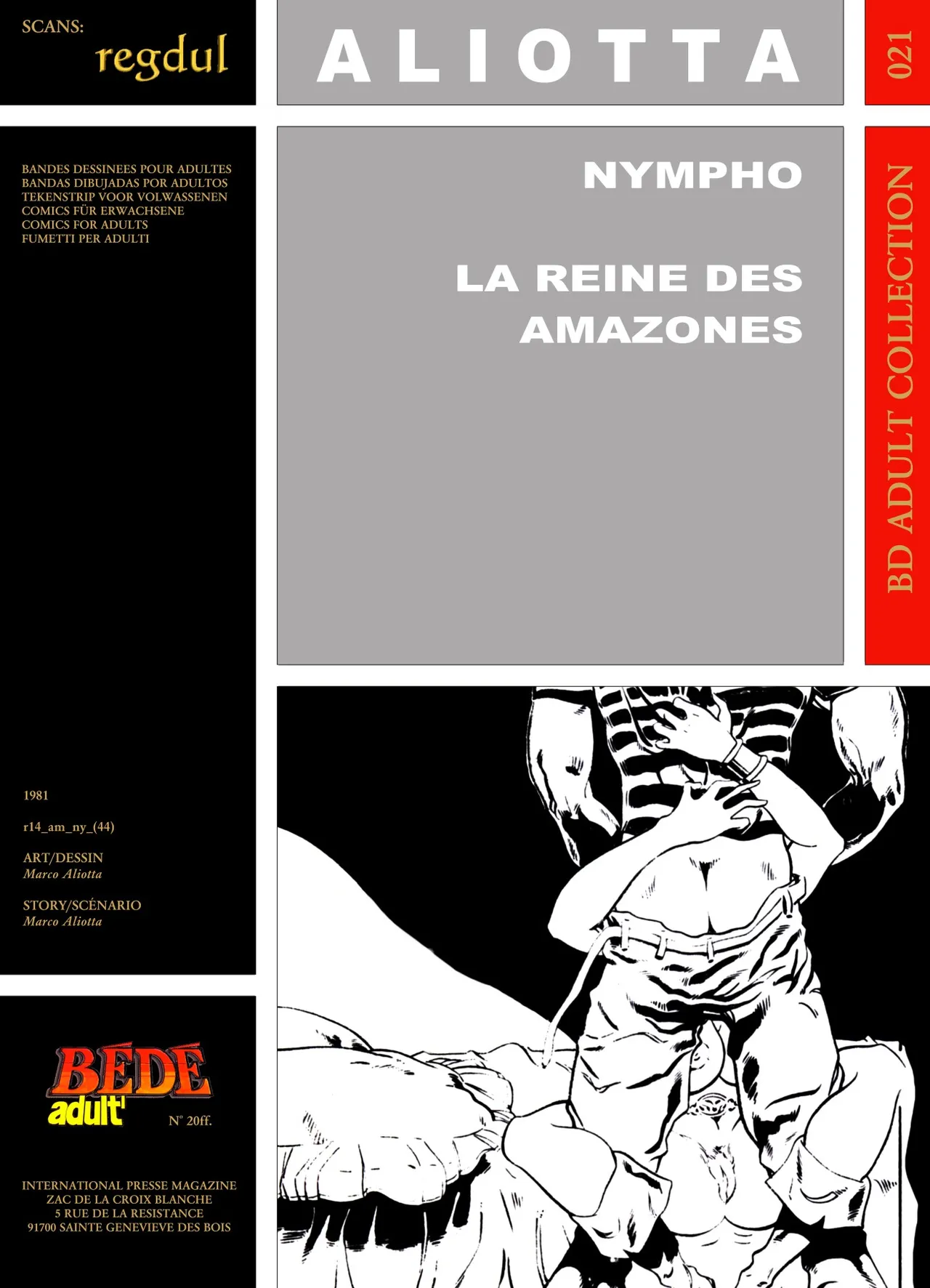 Marco Aliotta - Nympho : La reine des Amazones page 1 full