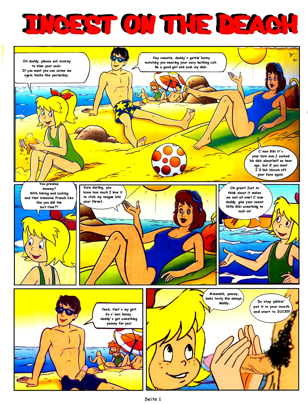 Bibi Blocksberg comics xxx Inceste Sur La Plage page 5 full